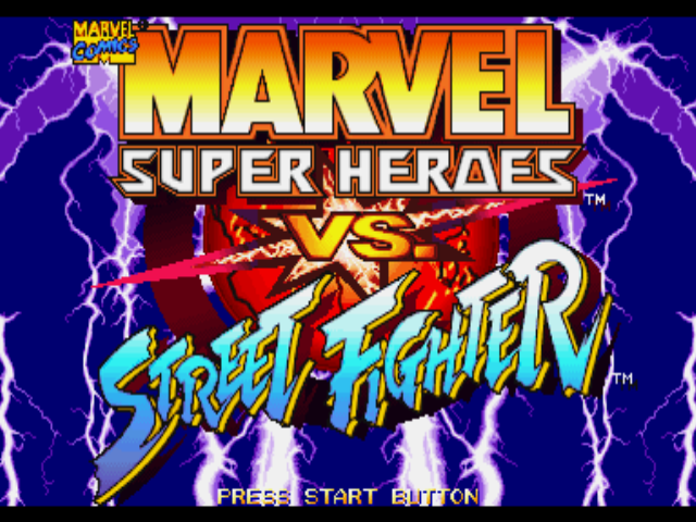 Marvel Super Heroes vs. Street Fighter screenshot 4 for Playstation